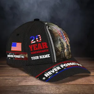 3D Classic Cap 20 Year Remembrance Personalized Name Capnamashops