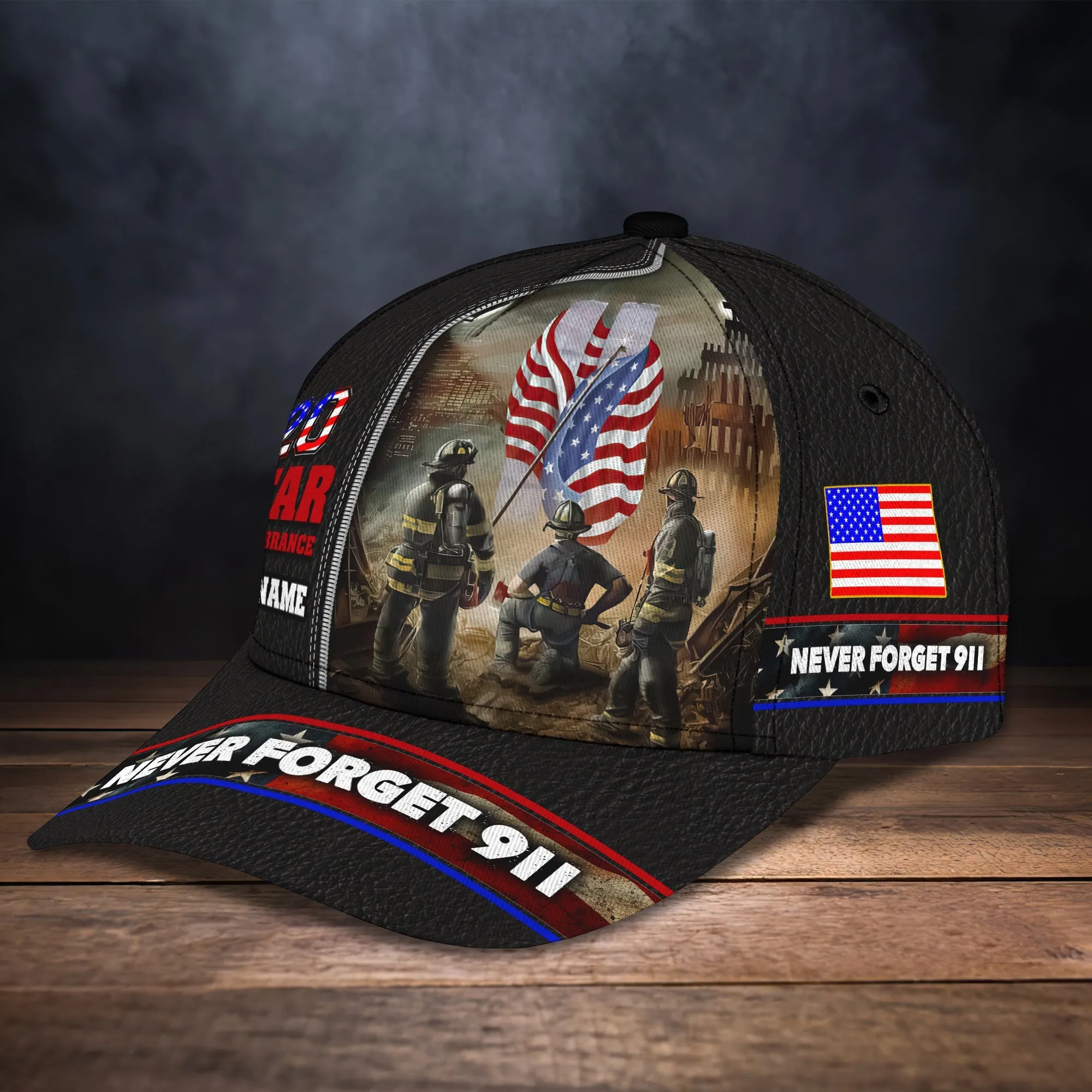 3D Classic Cap 20 Year Remembrance Personalized Name Capnamashops