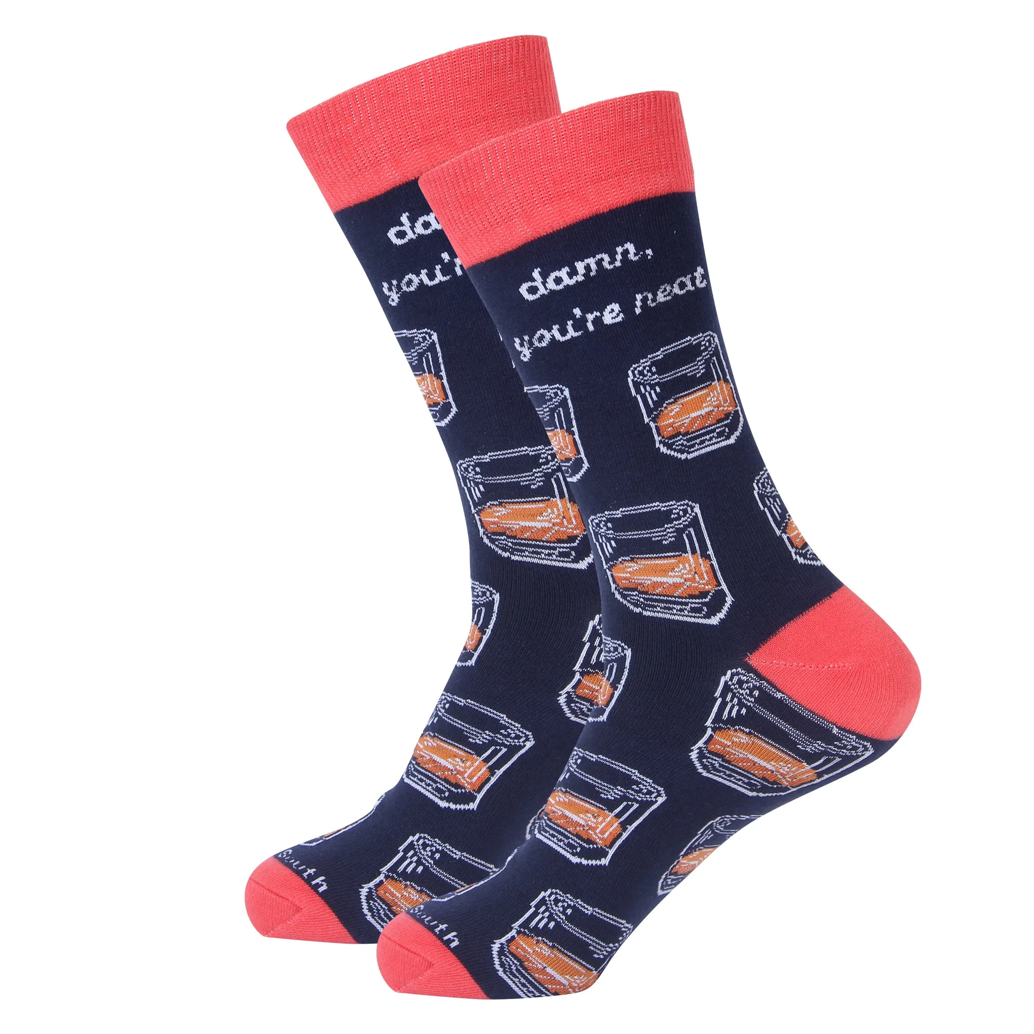 Damn You're Neat Bourbon Socks