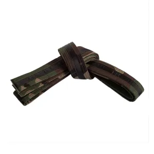 Double Wrap Striped Camo Belt