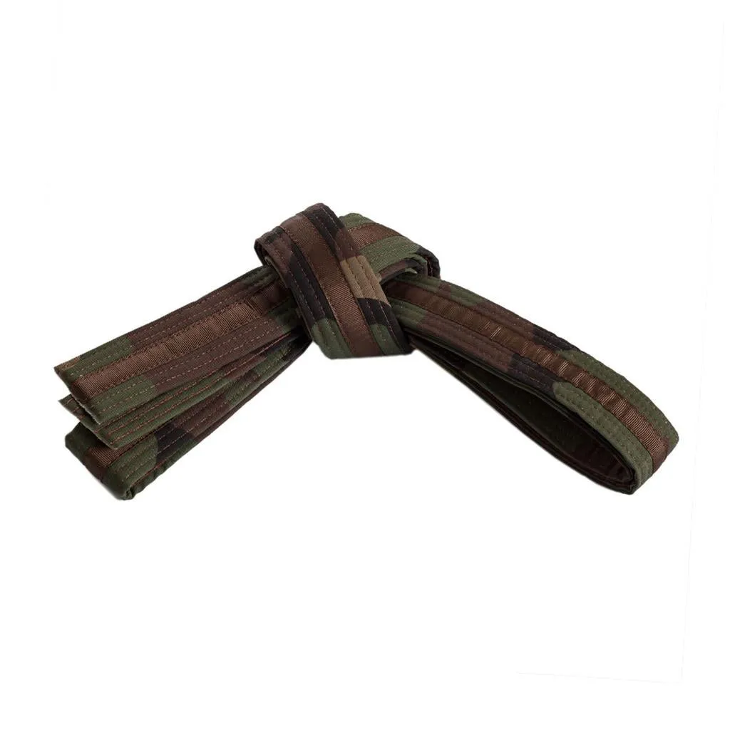 Double Wrap Striped Camo Belt