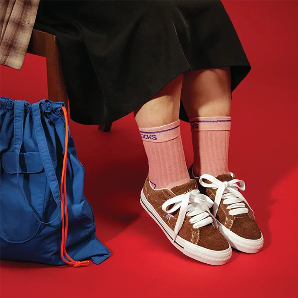 GOODPAIR SOCKS: USUL | Winterberry| 2 Way Crew Socks