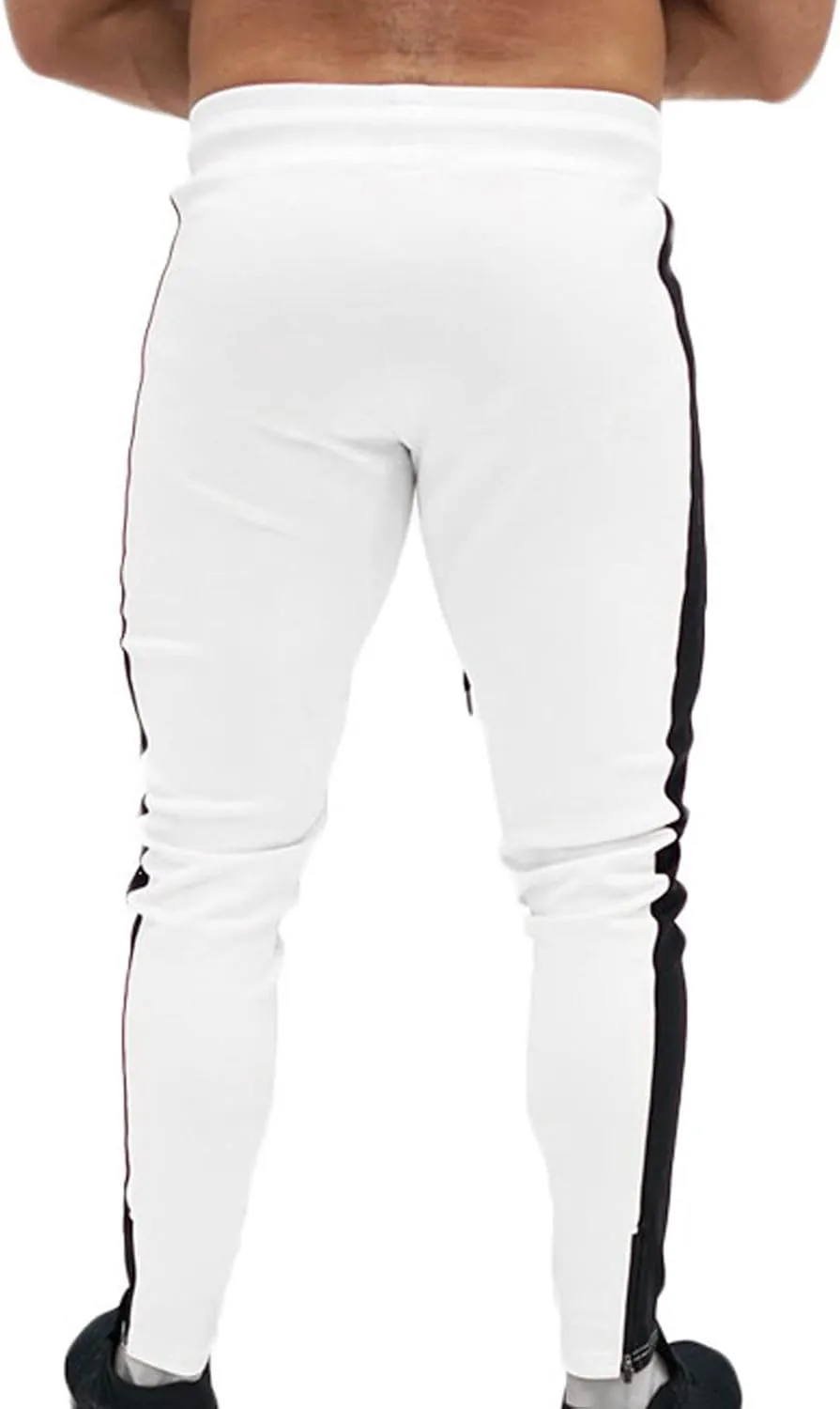 Mens Sweatpants Joggers Pants Man Elastic Waist Cargo Pants Open Bottom Drawstring Baggy Joggers Men's Tactical Cargo