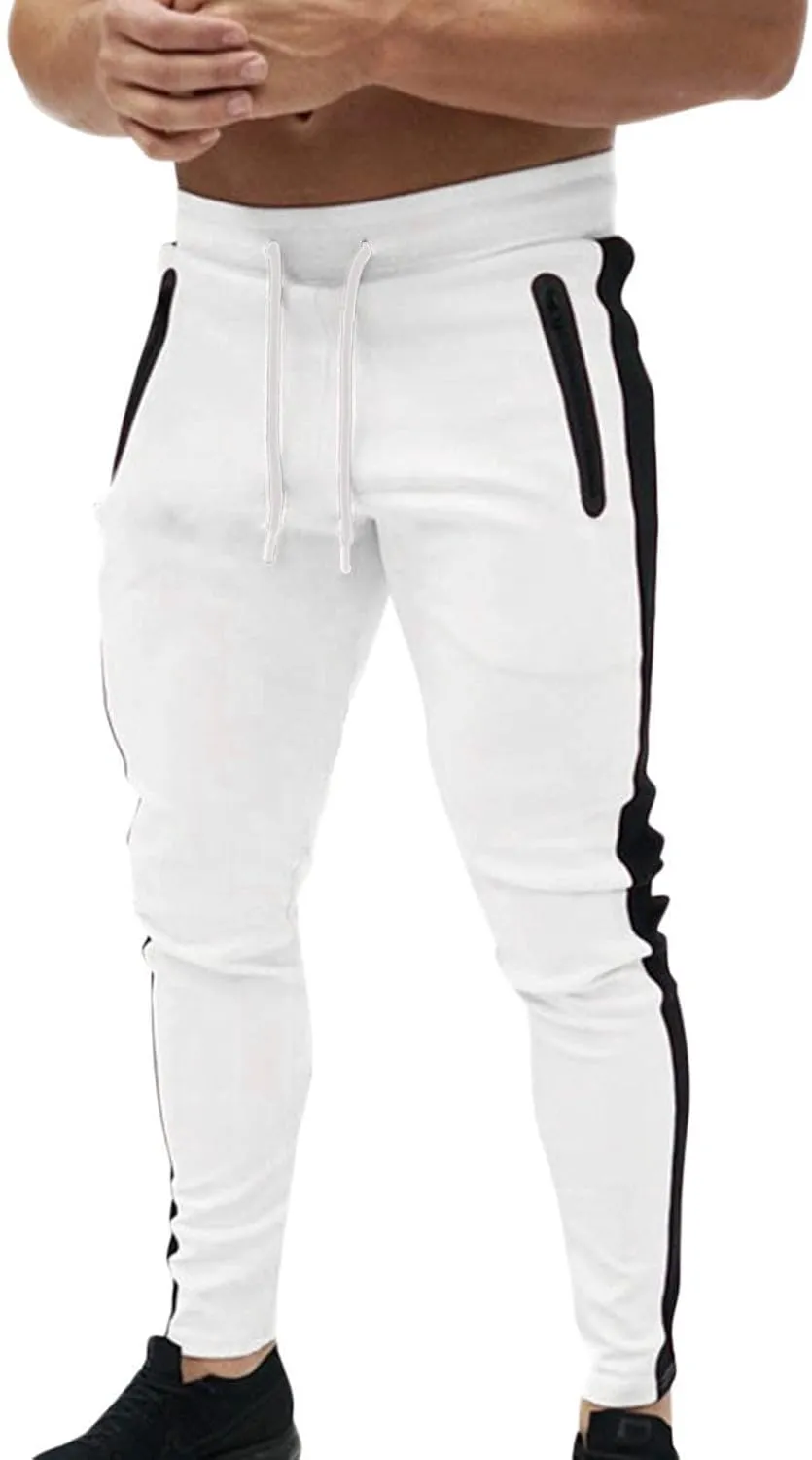Mens Sweatpants Joggers Pants Man Elastic Waist Cargo Pants Open Bottom Drawstring Baggy Joggers Men's Tactical Cargo