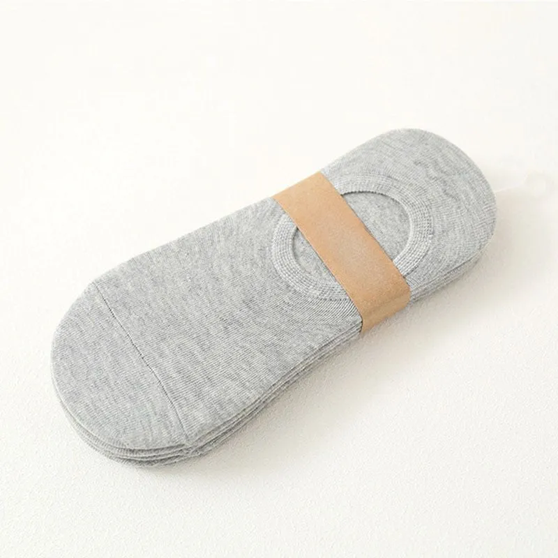 Non Slip Silicone Invisible Cotton Ankle Socks