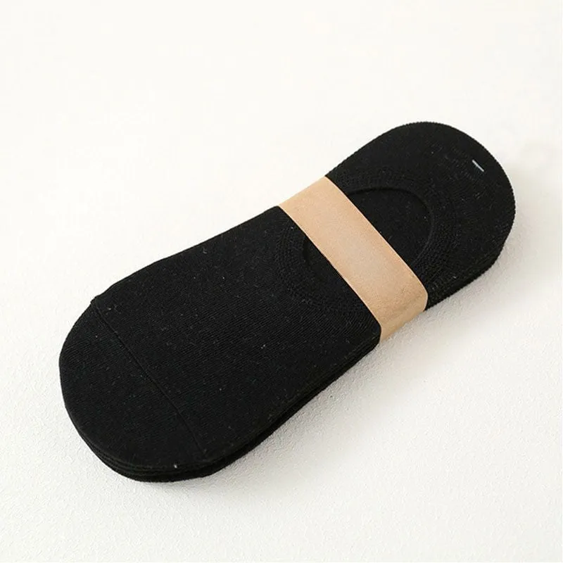 Non Slip Silicone Invisible Cotton Ankle Socks