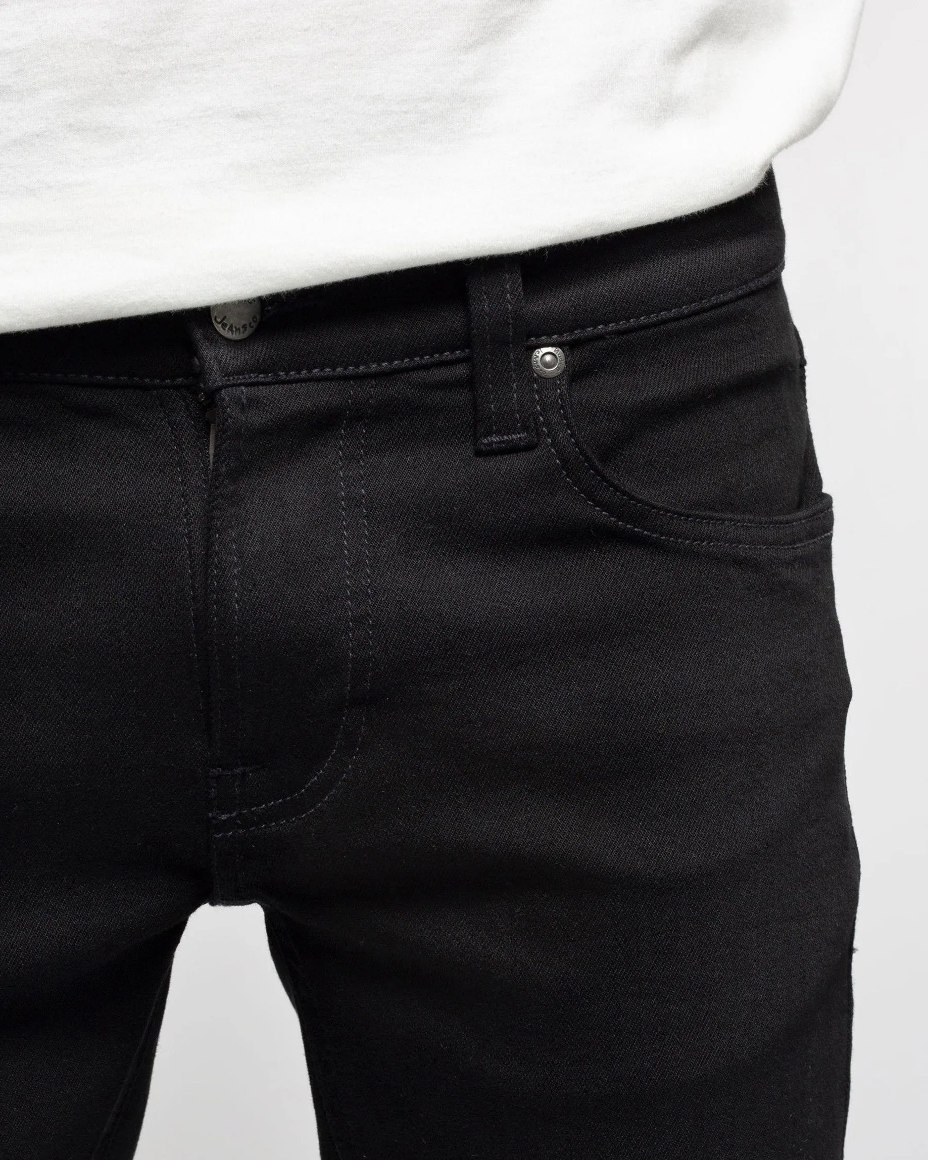 Nudie Tight Terry Skinny Fit Mens Jeans - Everblack