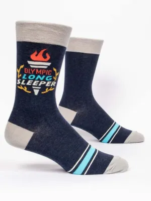 Olympic Long Sleeper Men's-Crew Socks