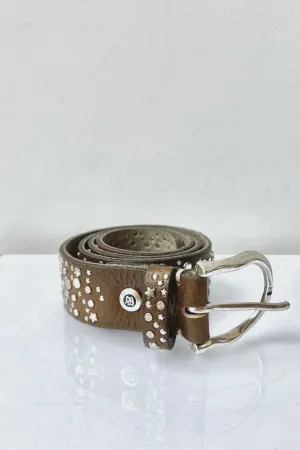 Sterora Silver Taupe Belt 0623