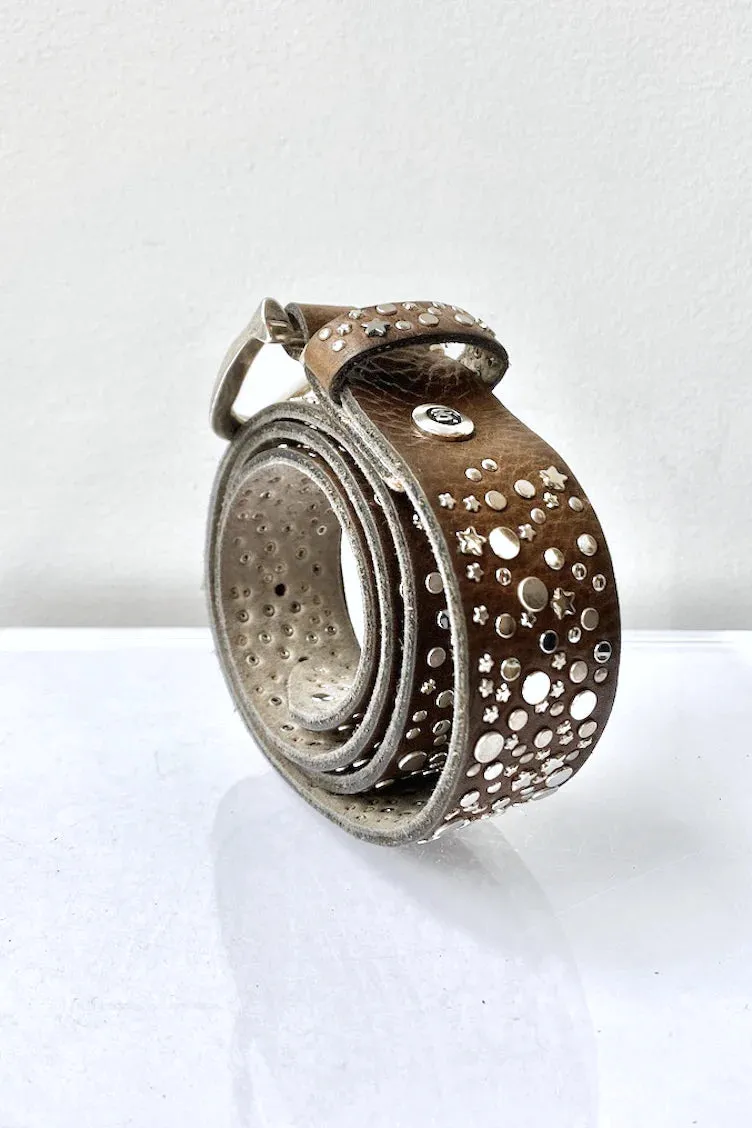 Sterora Silver Taupe Belt 0623