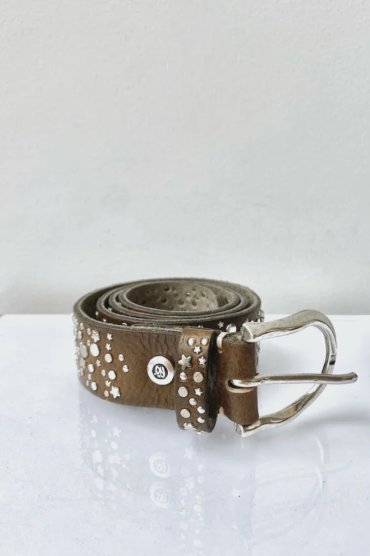 Sterora Silver Taupe Belt 0623