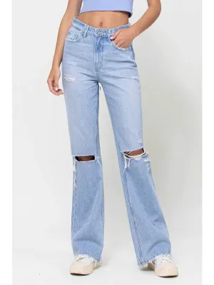 Super High Rise 90s Vintage Flare Jeans